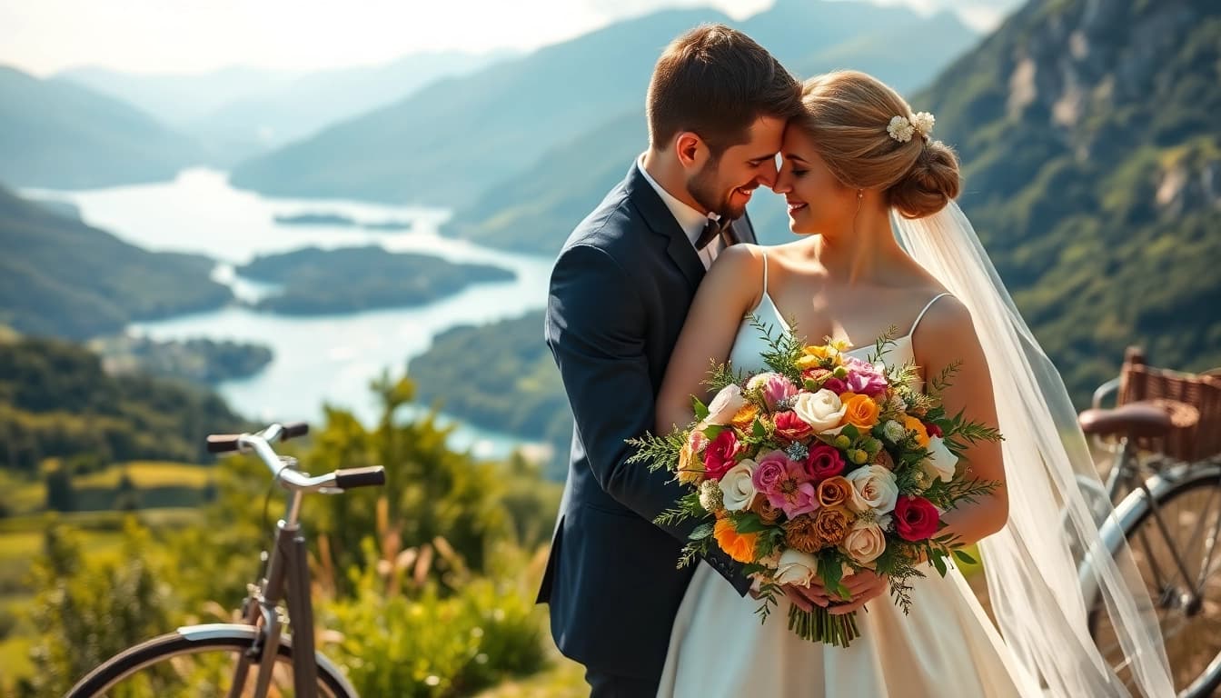 Hochzeitsfotograf Schliersee sorgt für romantische Momente am Schliersee.