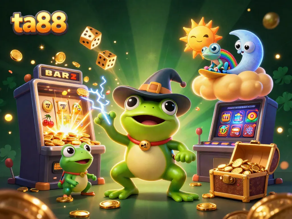 Experience the thrilling action at ta88 with vibrant characters and explosive casino elements.