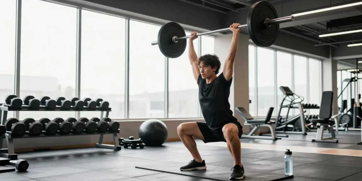 Aktiver Athlet im Astera Shop während des Trainings im Fitnessstudio